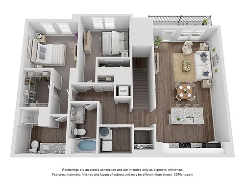 Floor plan B1 Upper