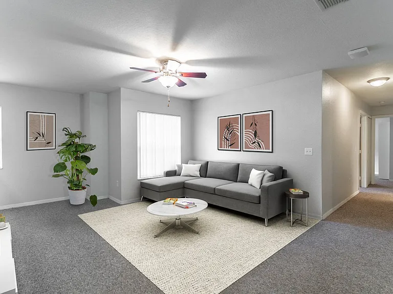 Spacious Living Rooms
