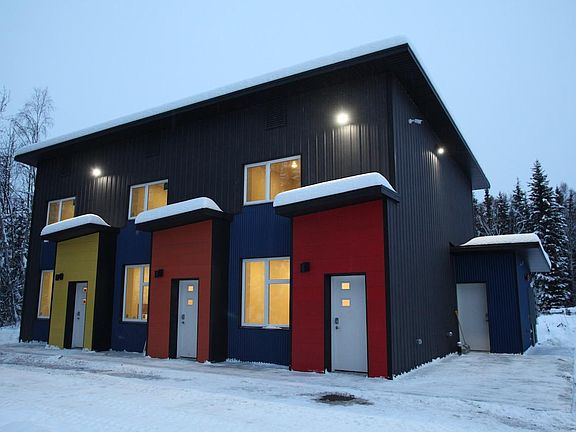 Exterior view of the Triplex