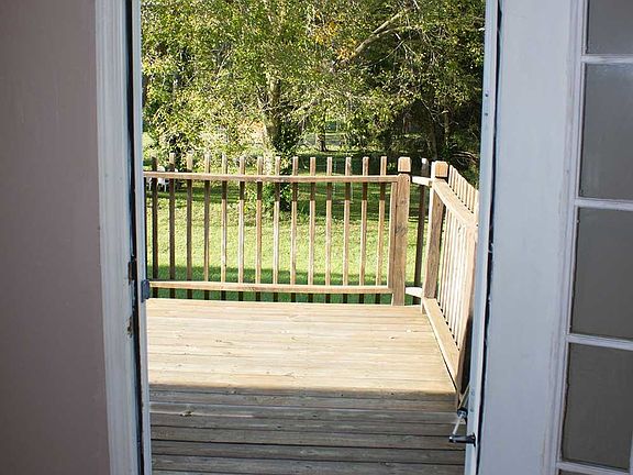 View Out back door onto deck