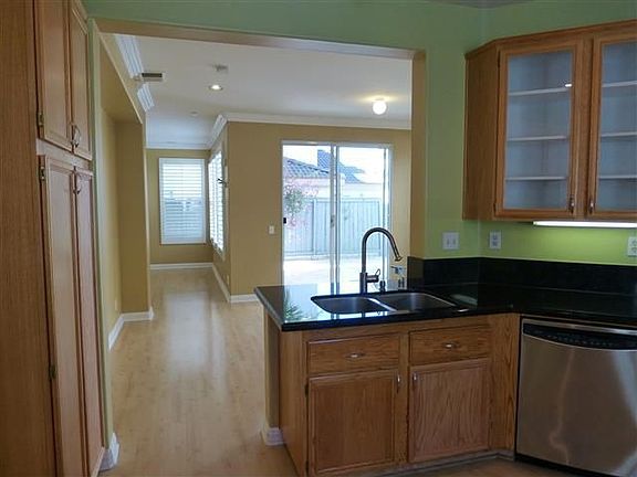 Kitchen into dining