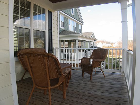 Comfortable front porch