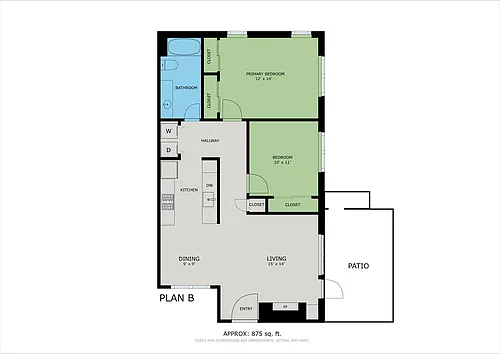 Floor plan Plan B
