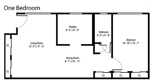 Floor plan 1BR