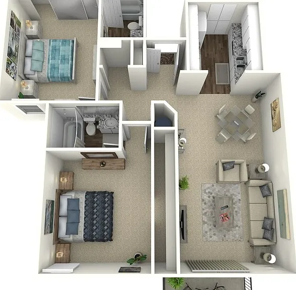 Plan C Floorplan Diagram