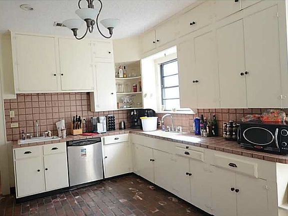 Remold kitchen with brick floor