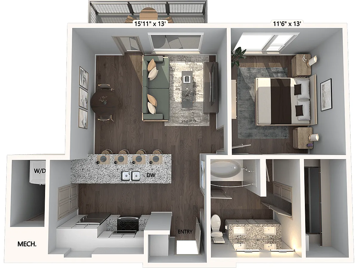 Floor plan A6-752-W