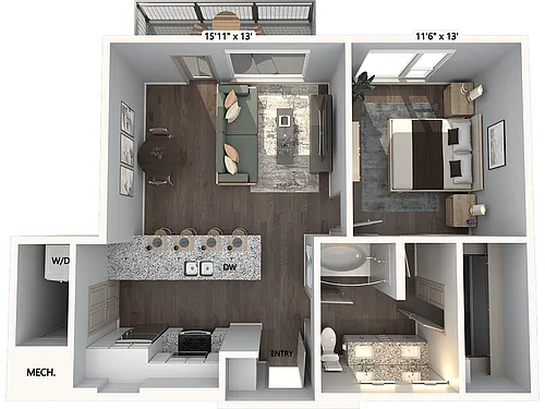 Floor plan A6-752-W