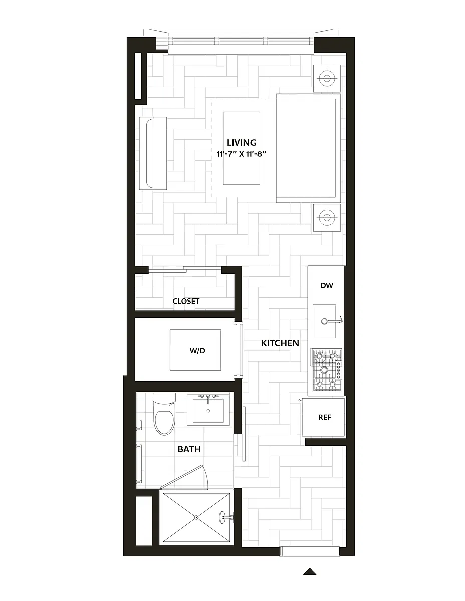 Floor plan Studio-S1