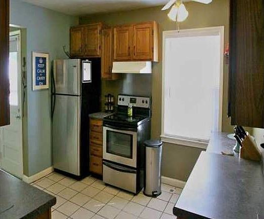 Stainless steel stove, fr