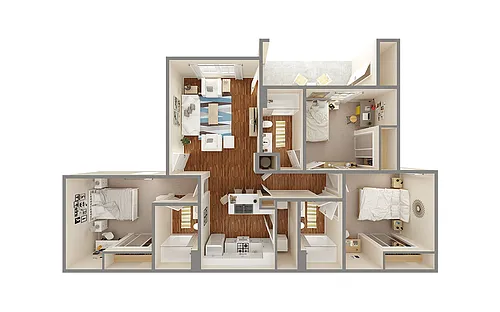 Floor plan 3x3L Premium