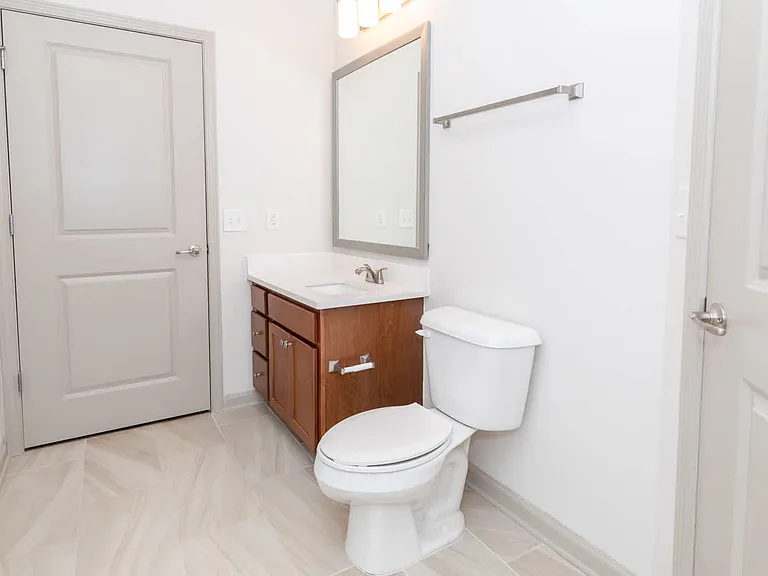 Bathroom With Hard Surface Flooring