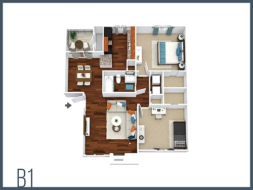 Floor plan B1