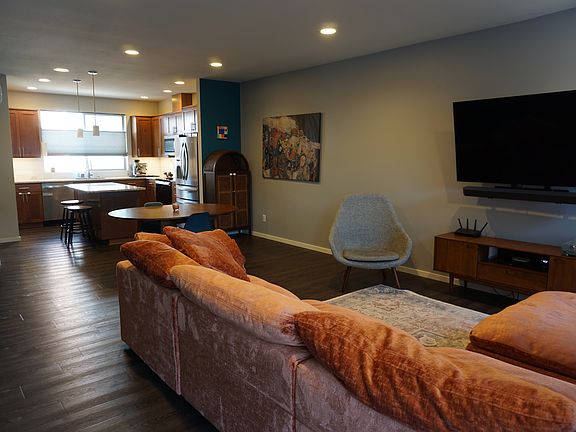 Open concept living/dining/kitchen