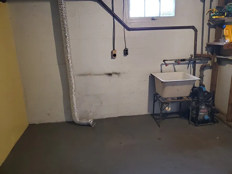 lower level utility room