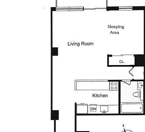 2nd image of 140 W 23rd St #D5