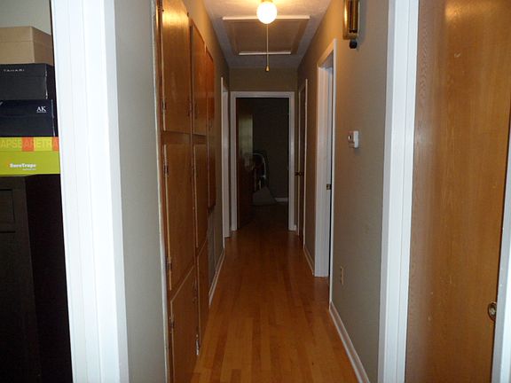 Hall with 7 linen cabinets