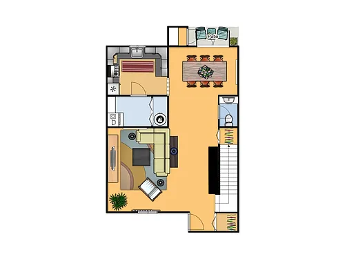 Floor plan Townhome