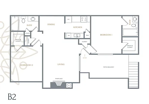 Floor plan B2 Villa