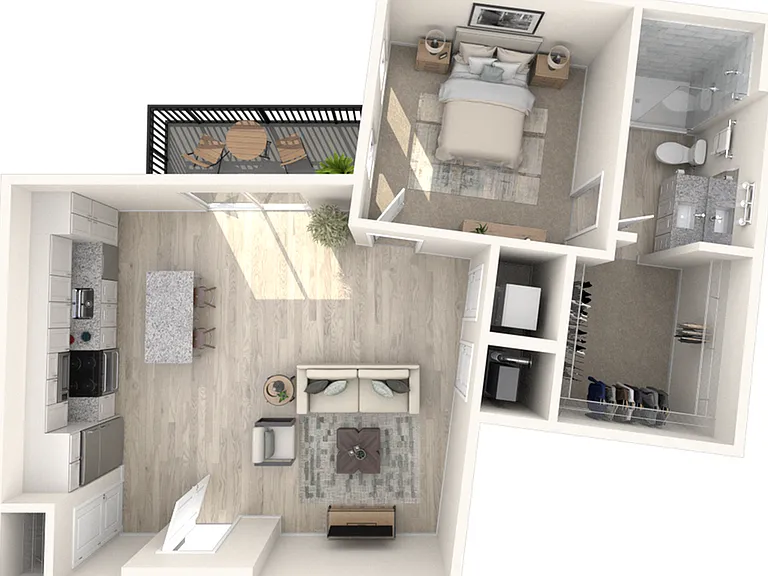 A3.0 | One Bedroom, One Bathroom A3.0 | One Bedroom, One Bathroom