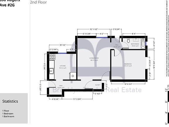 2nd image of 690 Rogers Ave APT 2G