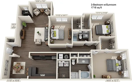Floor plan Picturesque-S