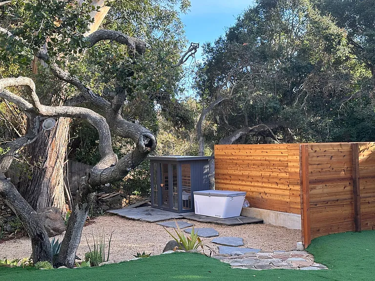 Zen Garden with Clearlight Infrared Sauna & Cold Plunge All In