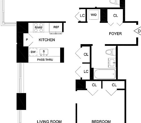 2nd image of 160 W 62nd St APT 44D