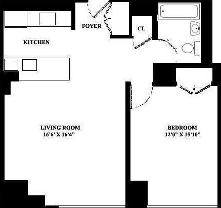 2nd image of 350 W 42nd St APT 60F