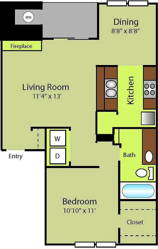 Floor plan 1C