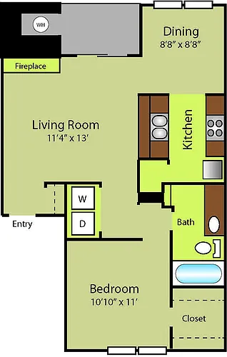 Floor plan 1C