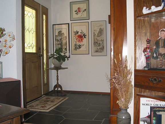 Welcoming tile entry