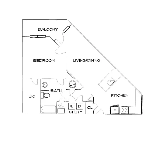 Floor plan Design 1B