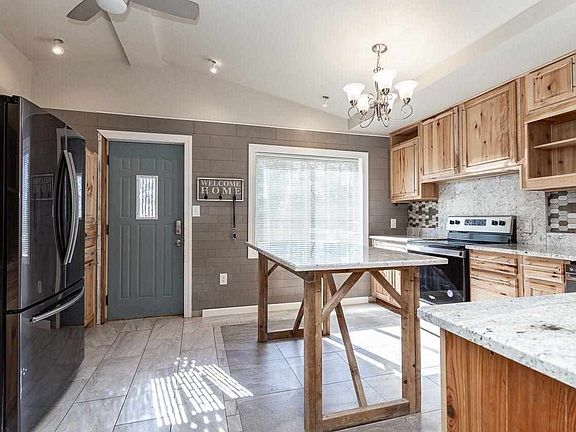 Kitchen with Vaulted Ceiling