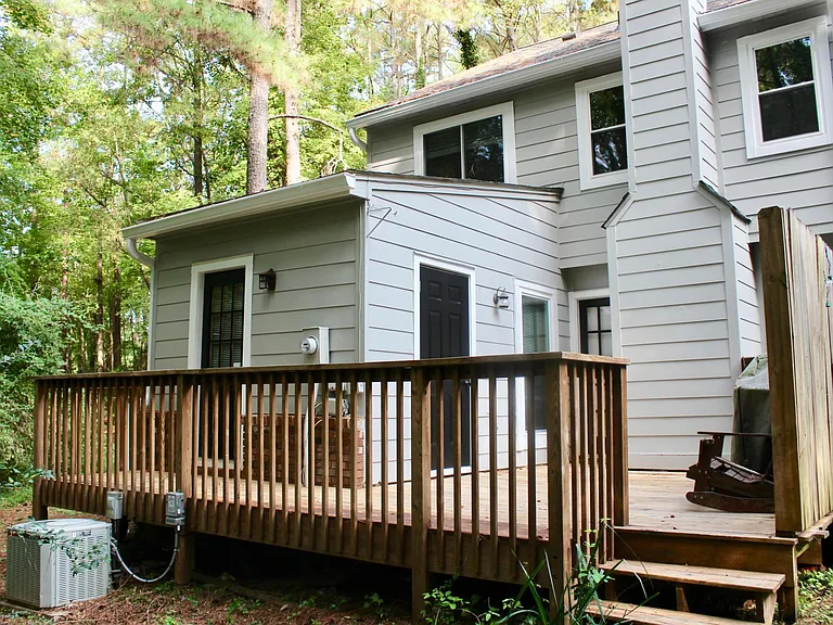Back of Townhome