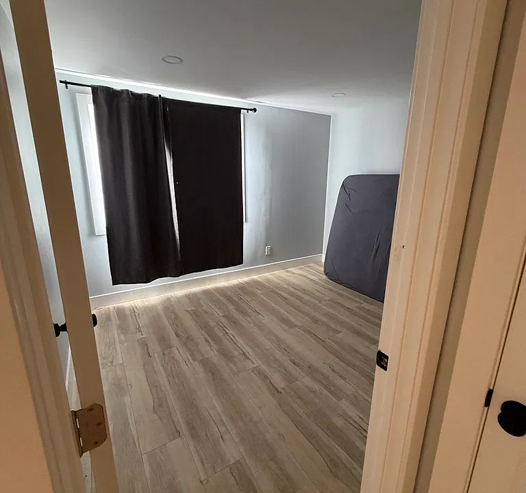 Bed Room - Approx 12x12 with Closet
You can fit a Queen Bed set.
