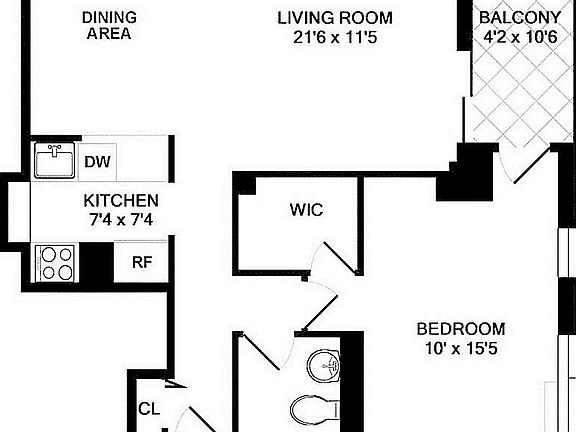 2nd image of 270 W 17th St APT 8G