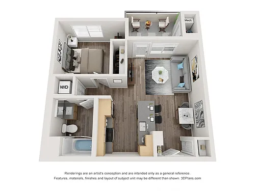 Floor plan 1X1