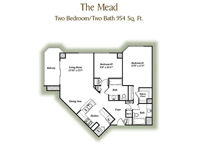 Floor plan Mead