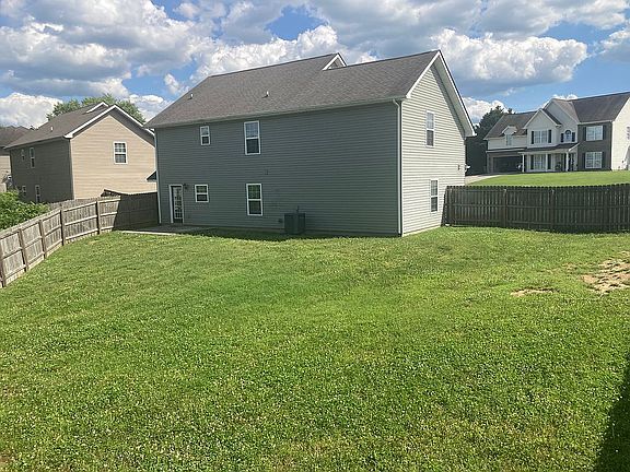 Large fenced in yard 