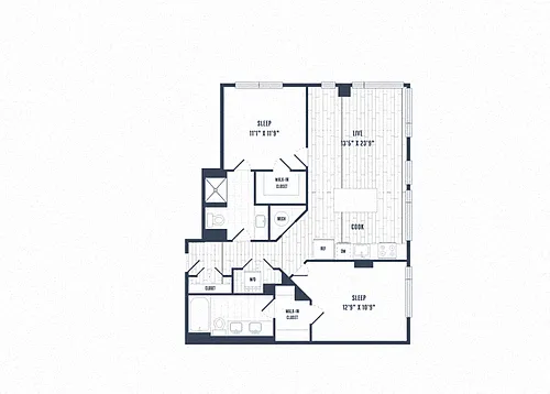 Floor plan B8