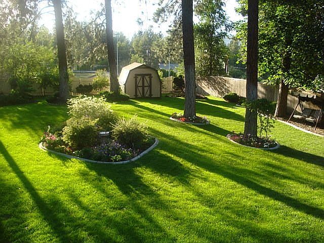 back yard center