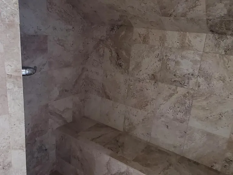 Dual-head walk in shower