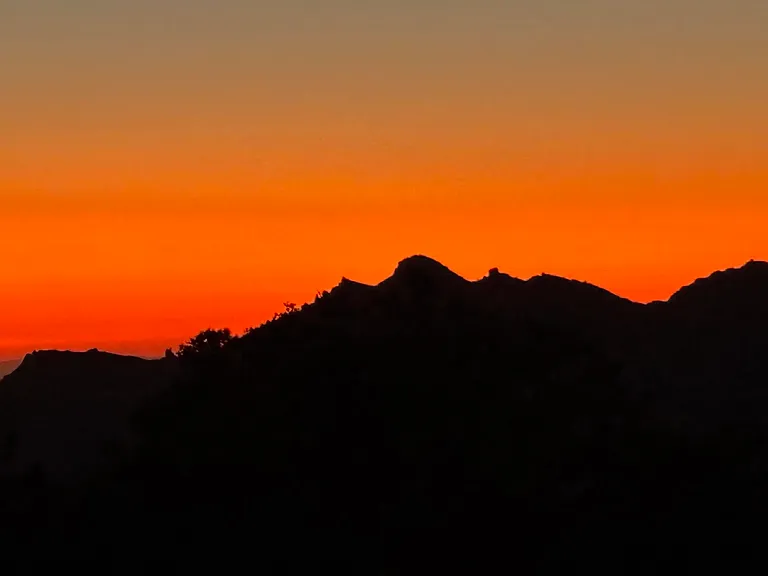 Sunset over The Pinnacles