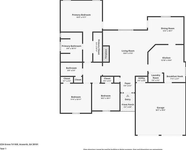 3 bed, 2.0 bath, 1485 sqft, $1,885 — Photo 2