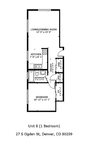 Floor plan 1X1