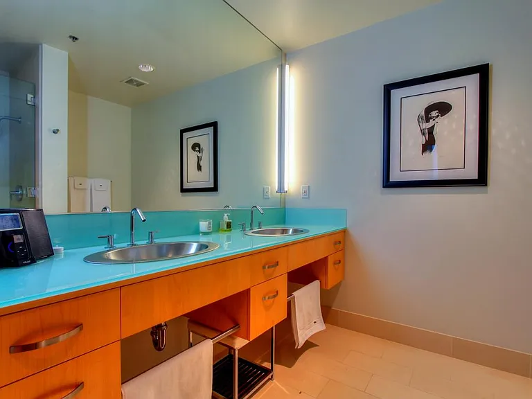 Primary Bath with double sinks and lots of strorage