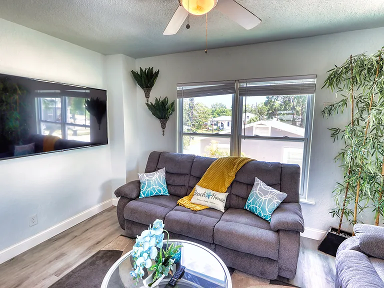 Unit is professionally staged; furniture and decor shown in photos are not included. Rented unfurnished.