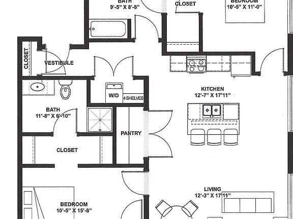3rd image of 7609 Elmwood Ave APT 301