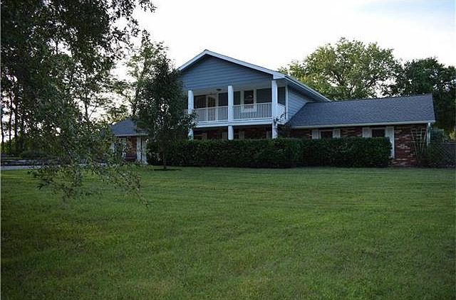 Front of house from midpoint in front yard